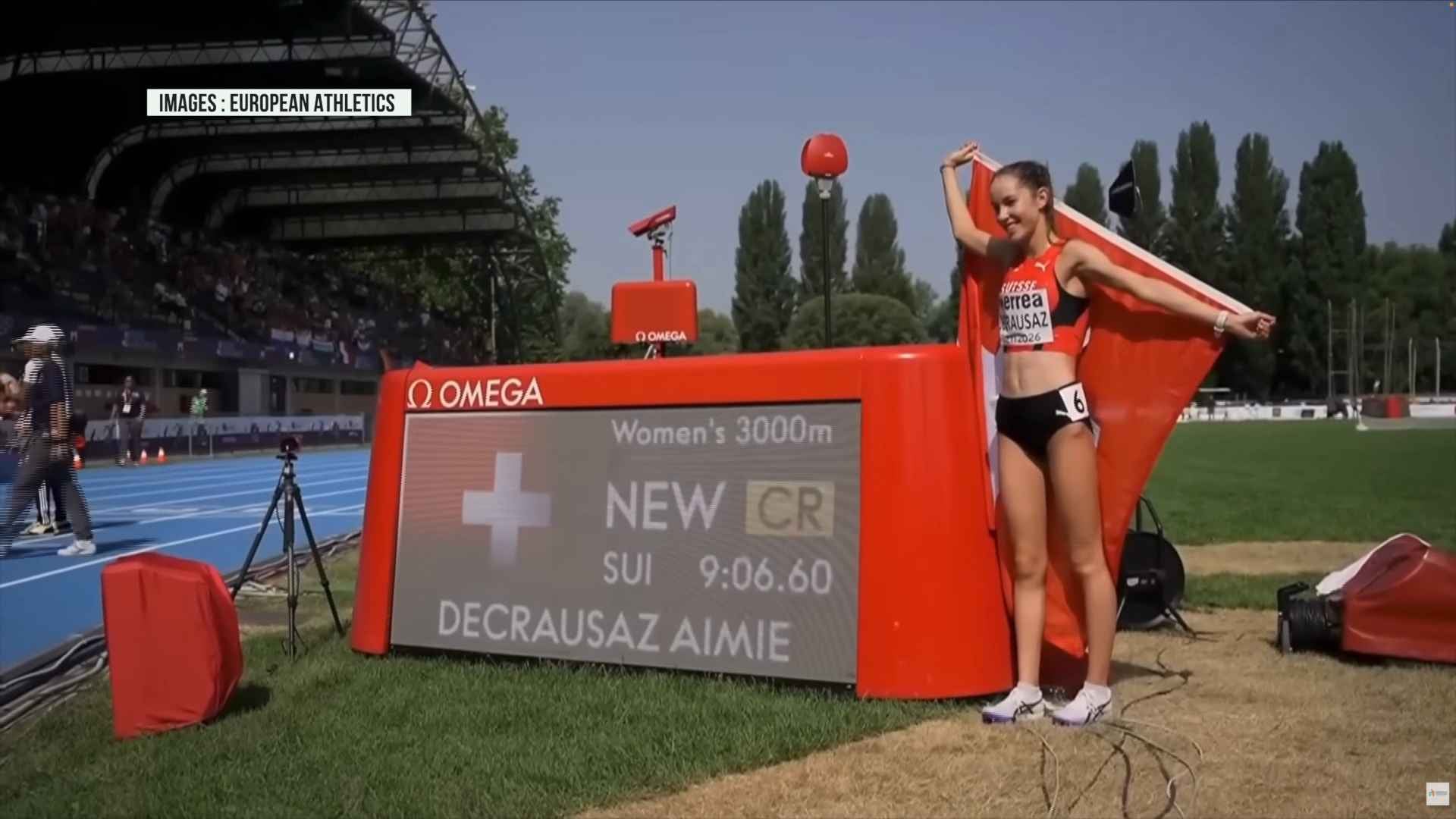 À 16 ans, Aimie Decrausaz règne déjà sur le toit de l'Europe