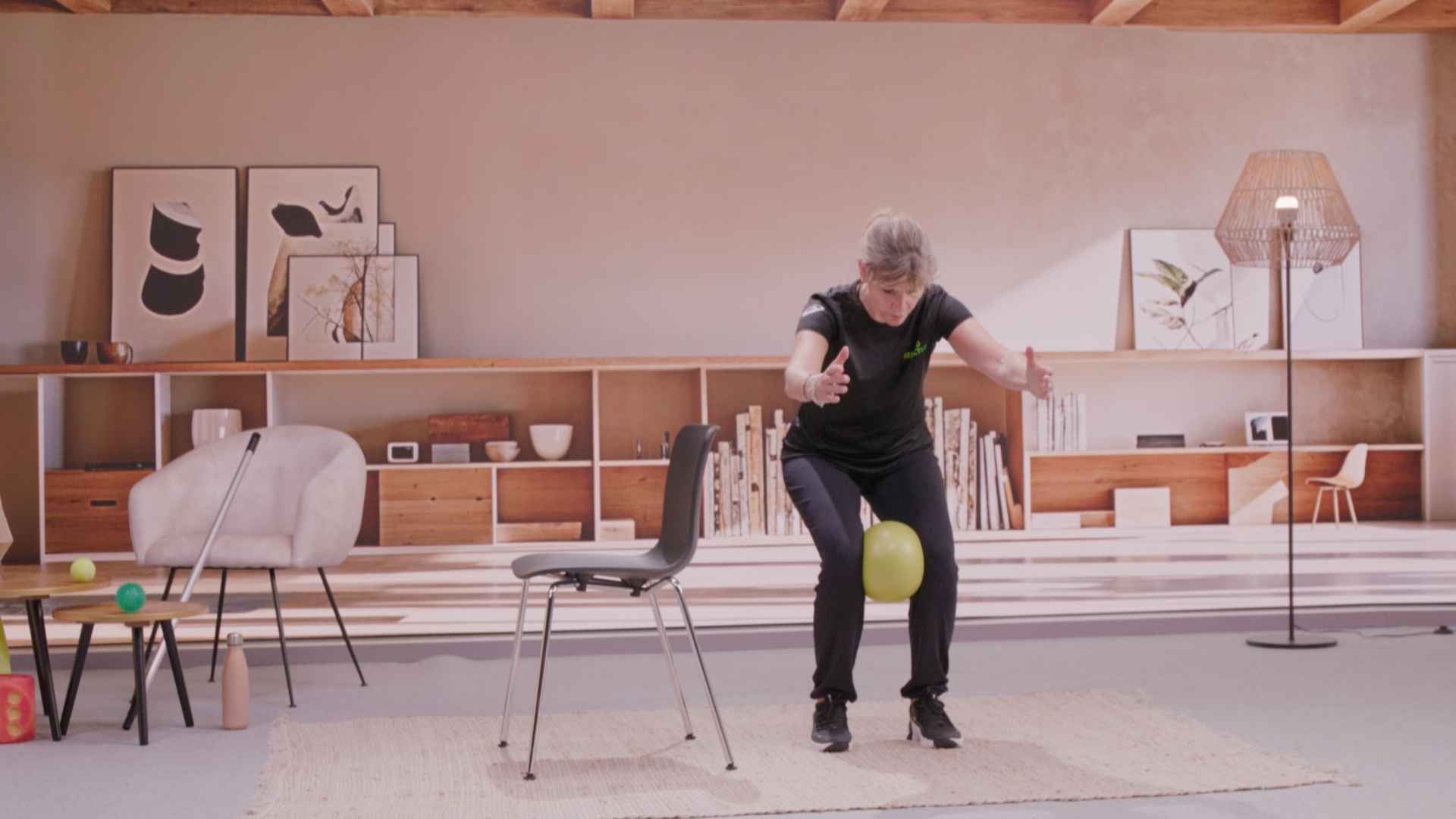 La marche sur place, c’est la base