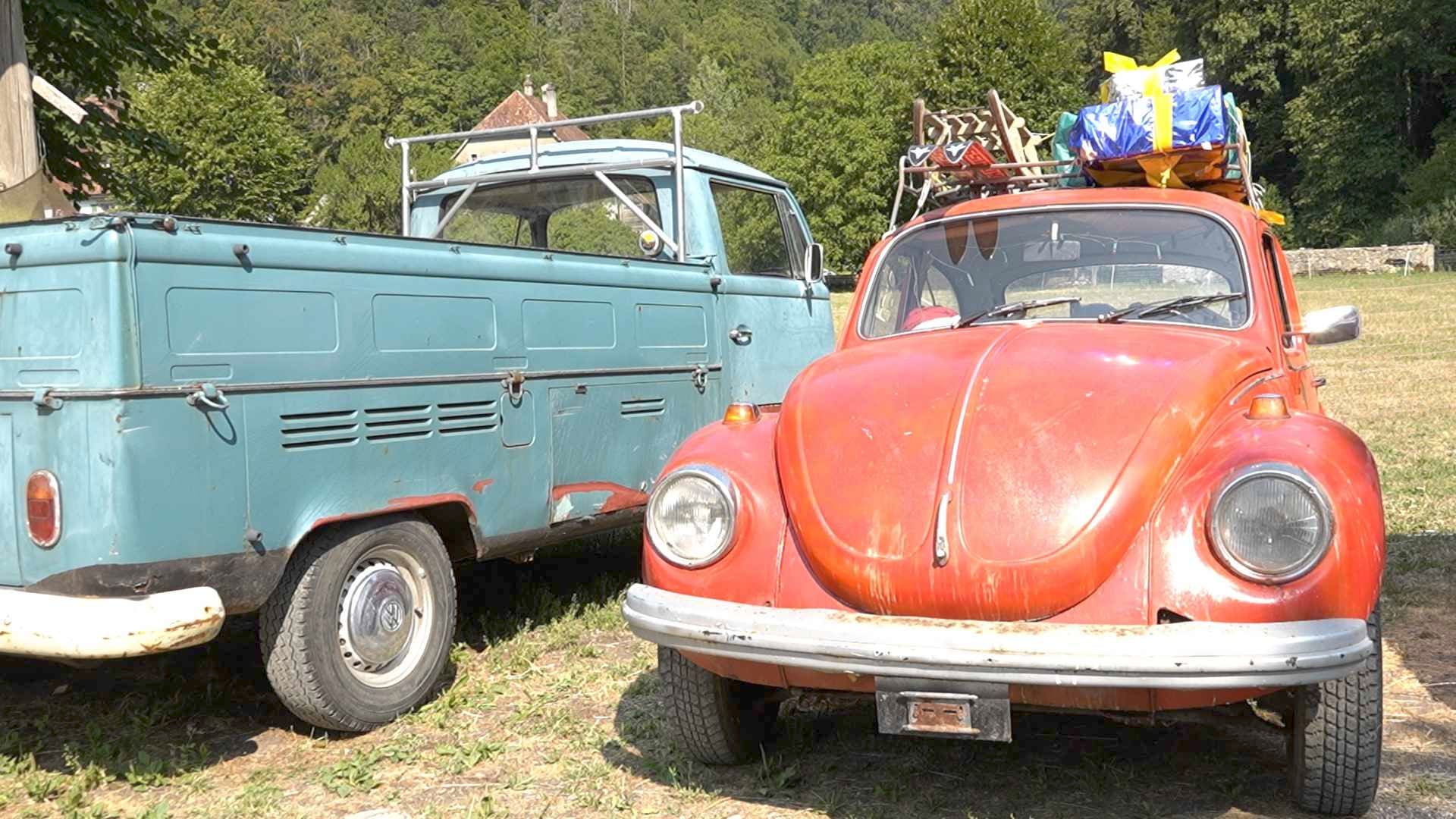 Coccinelles et Bus 181 de retour aux Forges d'Undervelier
