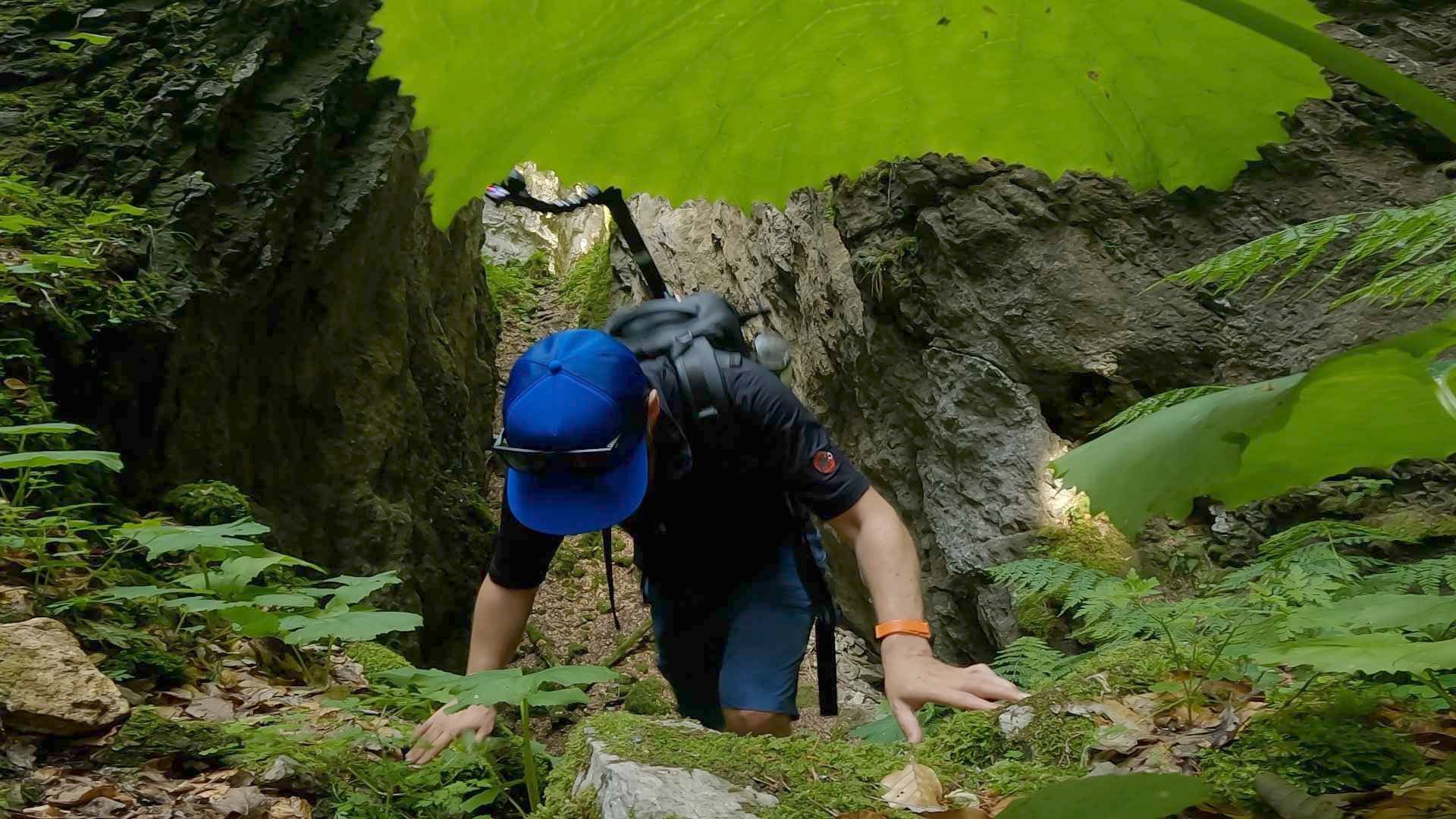 En quête de fraîcheur au Creux de glace