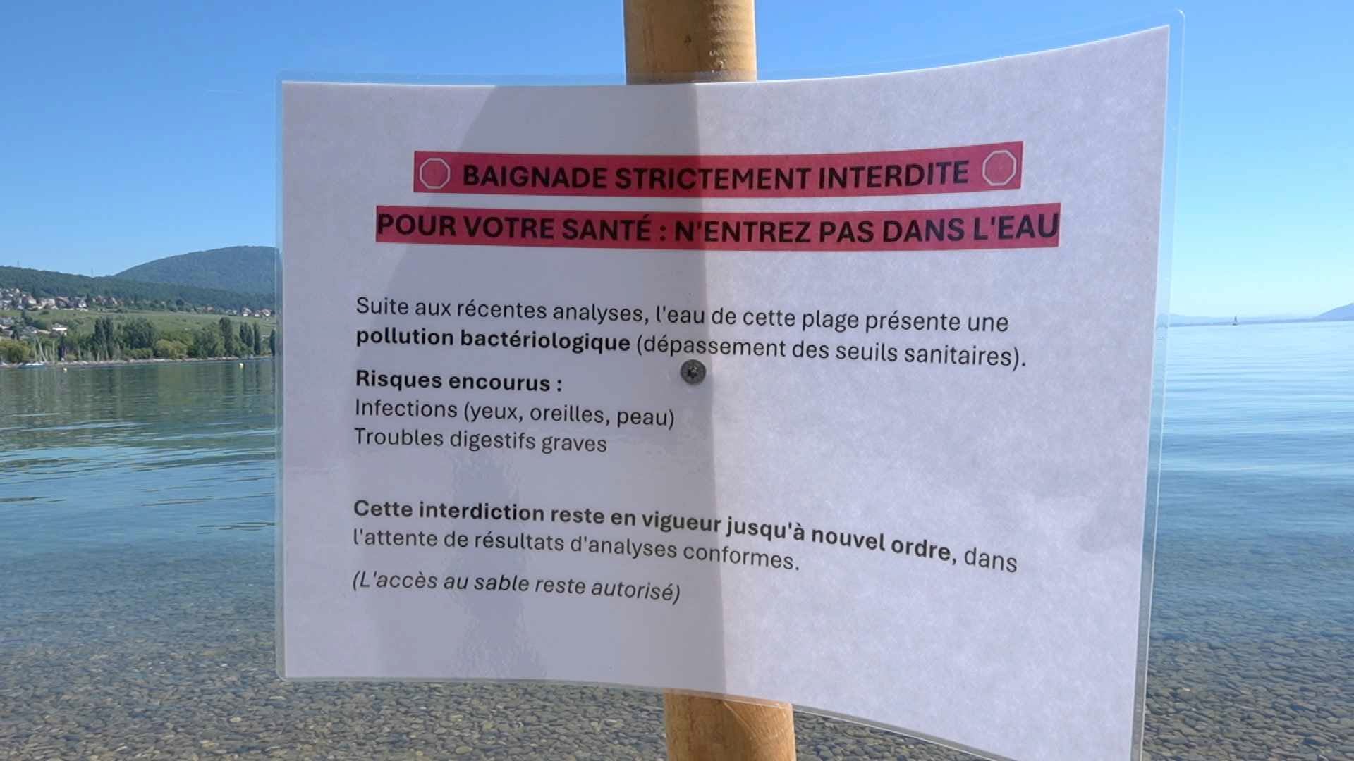 La plage de Colombier fermée pour le week-end de Pentecôte