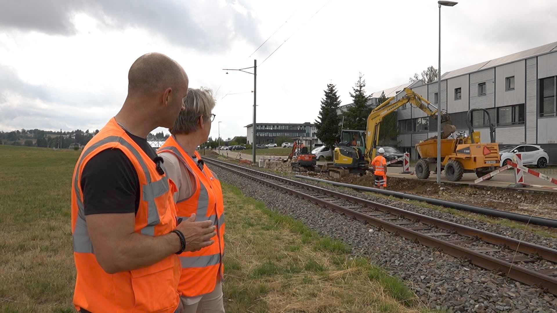 Le petit train rouge s’arrêtera bientôt en zone industrielle au Noirmont