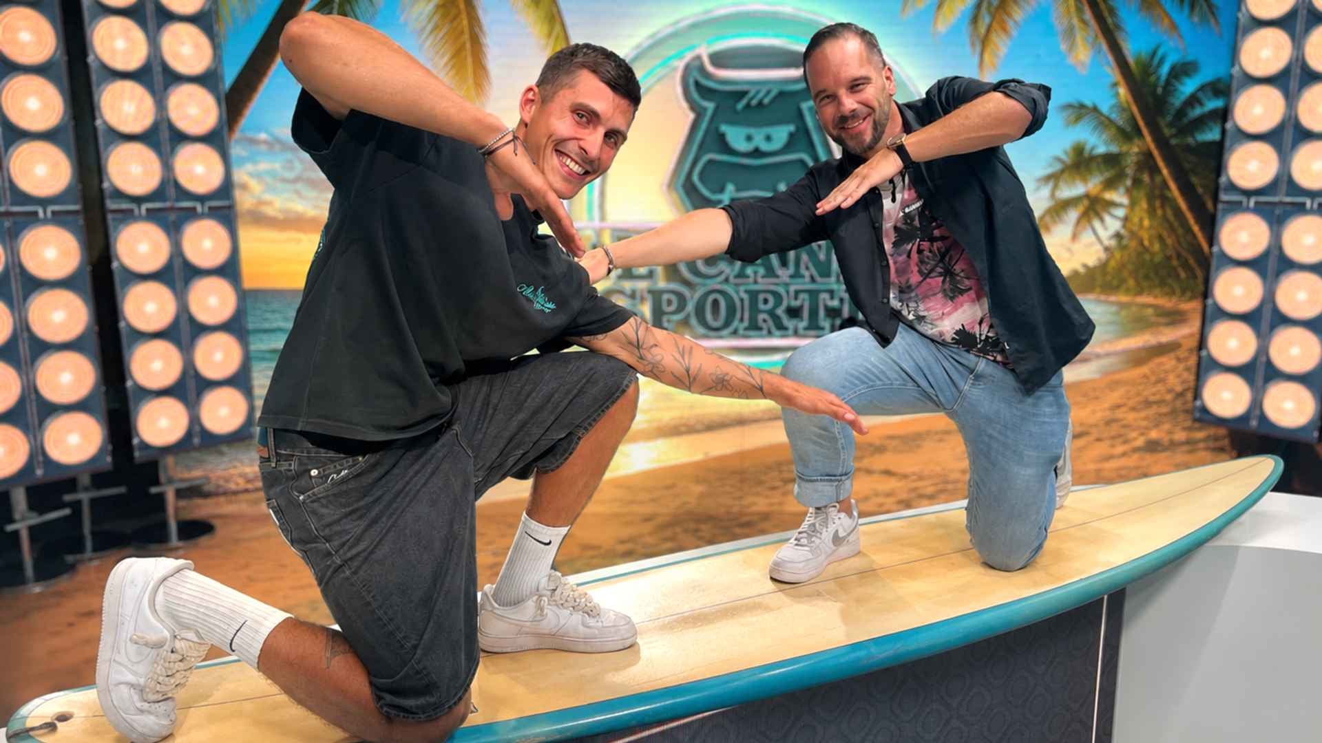 Le Canal Sportif surfe avec Jeff Degiacomi