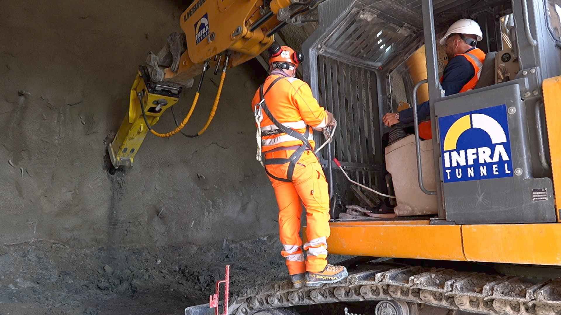 Le tunnel des Arêtes entre dans le vif du sujet