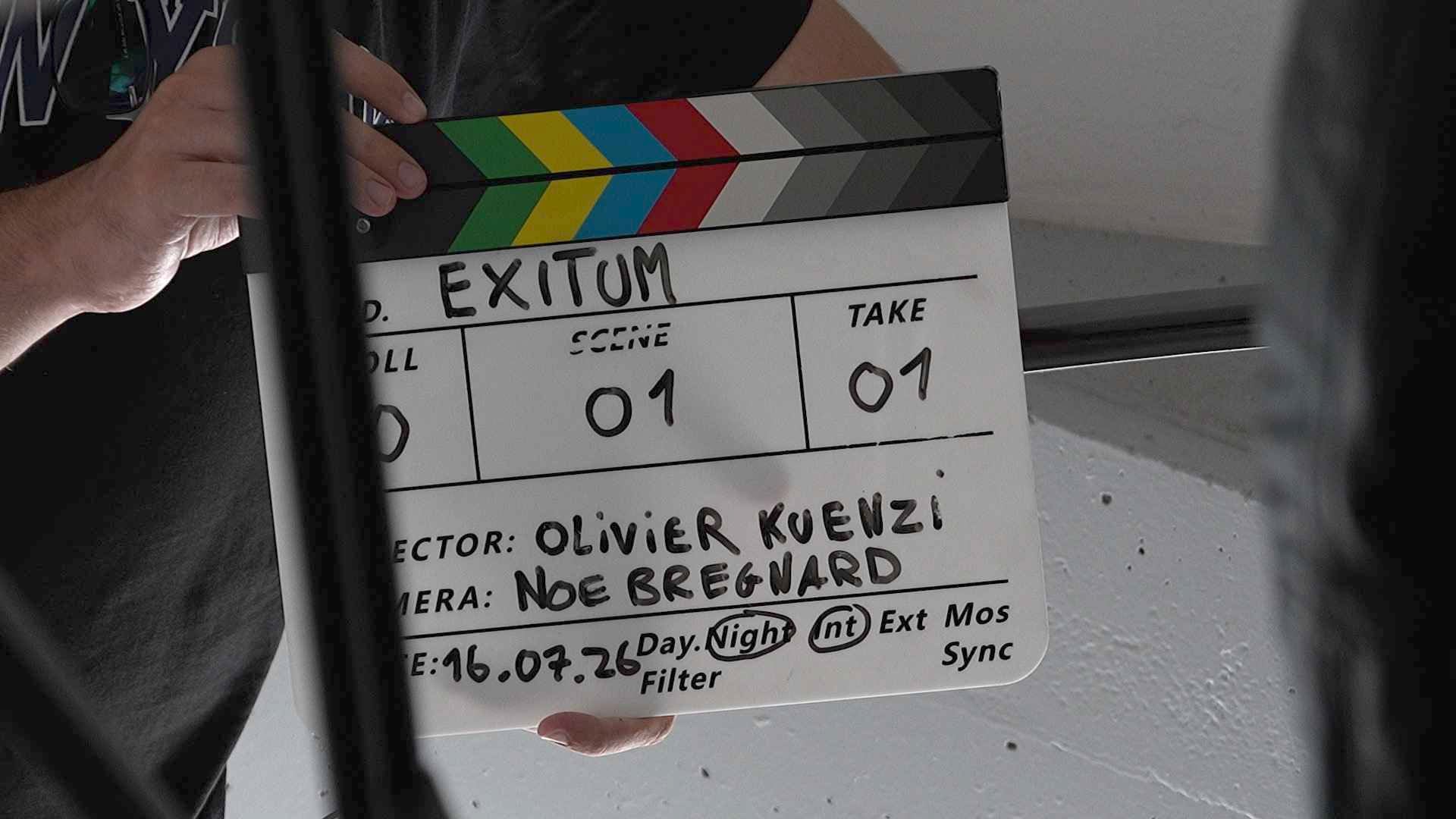 Sur le tournage d'Exitum, un film du jurassien Olivier Kuenzi