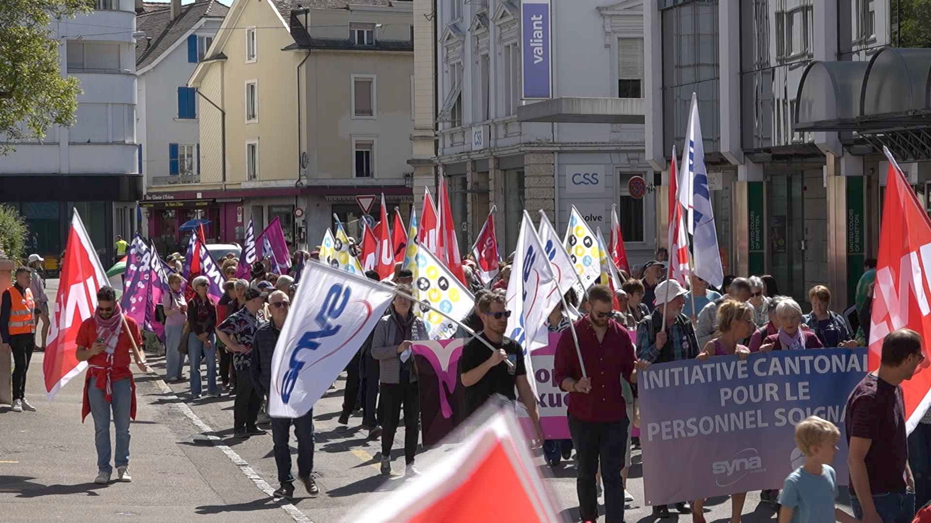 1er mai politisé à Delémont et Fleurier