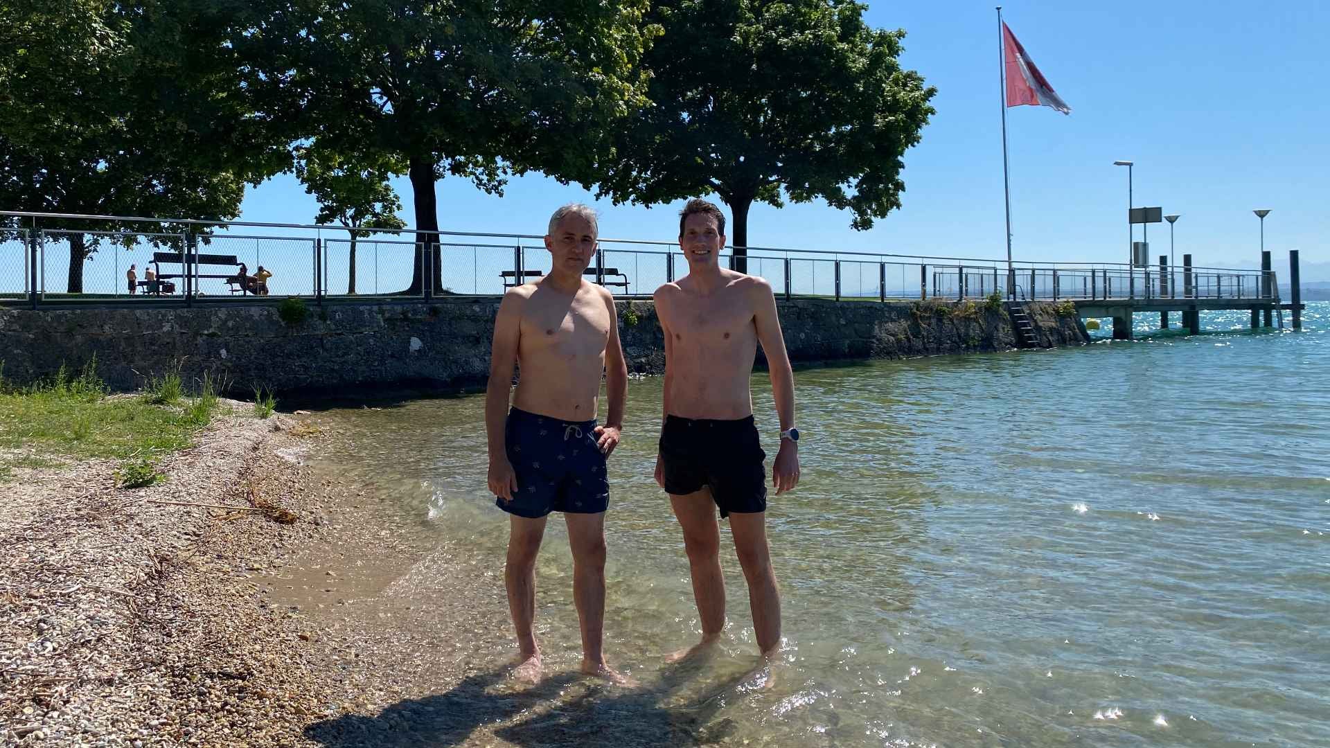 Une baignade bien méritée au Pavillon des Bains avec Jérôme Longaretti