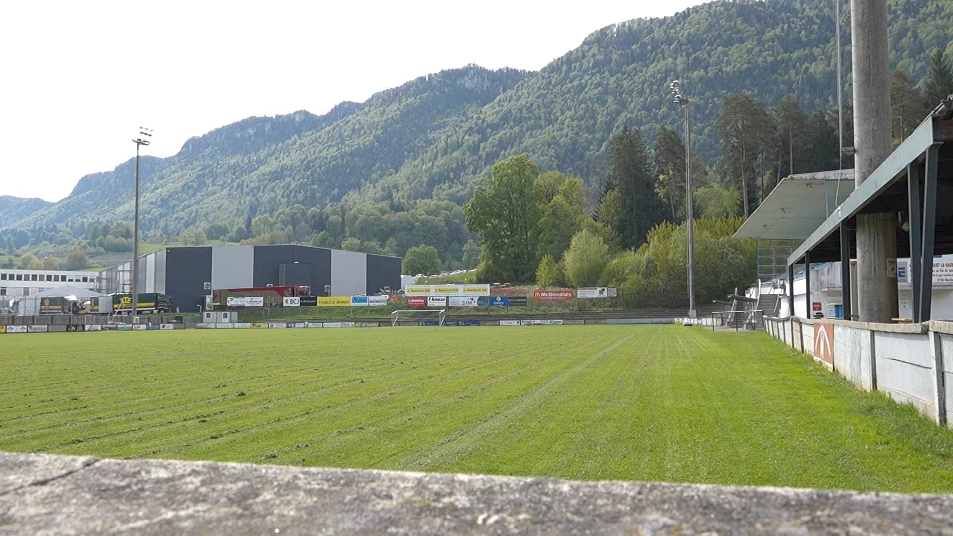À Moutier, le stade de Chalière en question