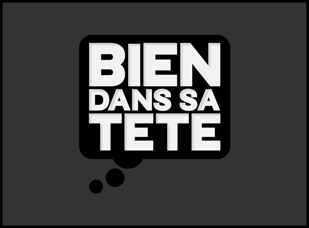 Badge de l'émission Bien dans sa tête - Canal Alpha