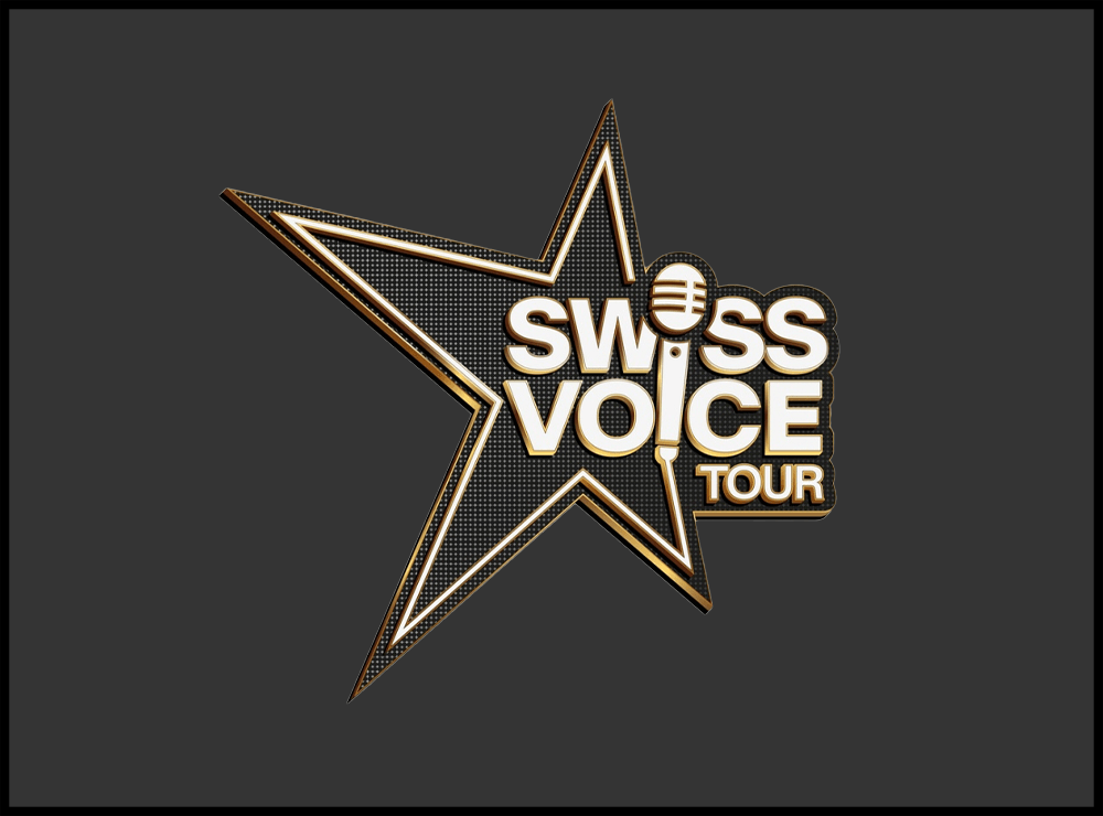 Badge de l'émission Swiss Voice Tour - Canal Alpha